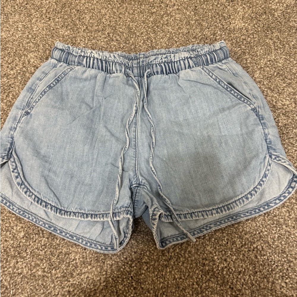 American Eagle Outfitters Light Blue Jean Shorts